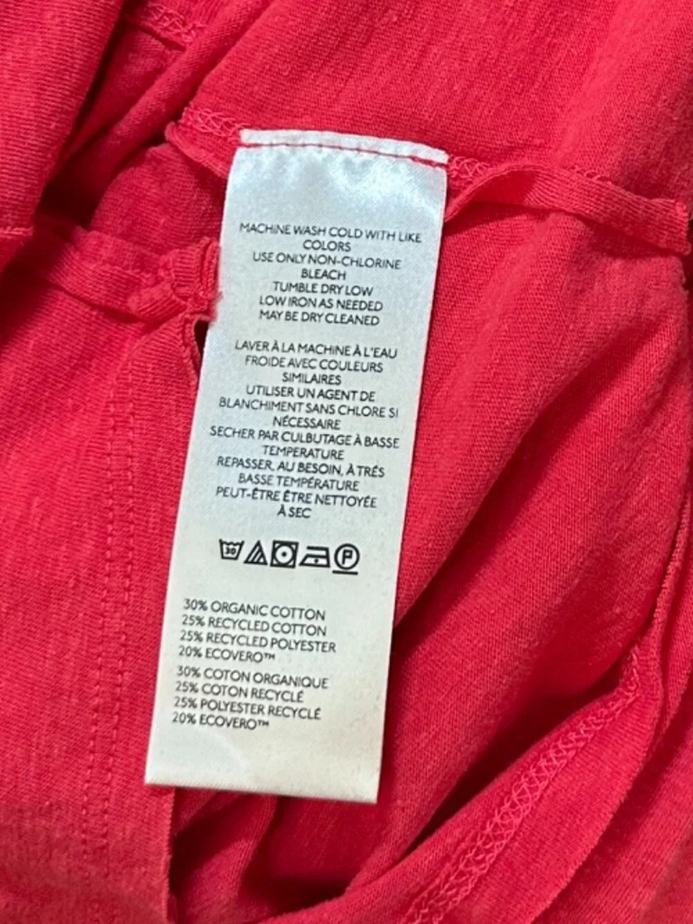 NWT Free People We The Free Nova Long Sleeve Tee in Rococco Red - Size Small